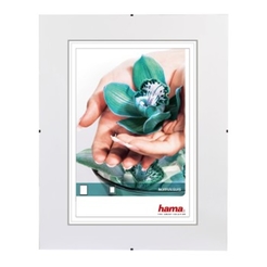hama® Rahmenloser Bildhalter/63026 28 x 35 cm Clip-Fix, Normalglas