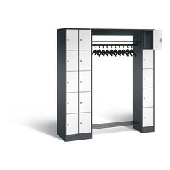 C+P Offene Garderobe Serie 8070, H1950xB2100xT480mm