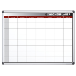 Bi-office Wochenplaner Earth-It GA03134790 Stahloberfläche 90x60cm