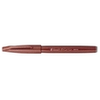 Pentel® Faserschreiber Sign Pen Brush - Pinselspitze, braun