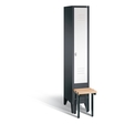 C+P Garderobenschrank Classic, H1850xB320xT500mm