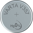 VARTA Knopfzelle, Silber, SR44, V357, 1,55 V, 155 mAh