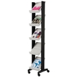 Paperflow Mobiler Prospektständer CORNER, alu