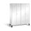 C+P Schwarz-Weiss-Spind Classic, H1850xB1590xT500mm