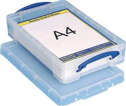 Really Useful Box® Aufbewahrungsbox 4 Liter/ 4C, B255xH85xT395 mm, transparent