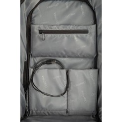 rugzak Lightpack safepack     grijs, 600D, Polyester