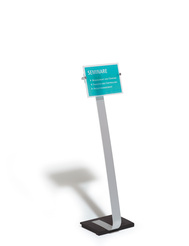 DURABLE Bodenständer CRYSTAL SIGN STAND A4