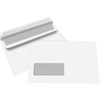 STAPLES® Briefumschlag, mit Fenster, selbstklebend, C6, 162 x 114 mm, 80 g/m², holzfrei, weiß (100 Stück)