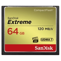 SanDisk® Speicherkarte CompactFlash® Extreme®, 64 GB, Lesegeschwindigkeit: 120 MB/s