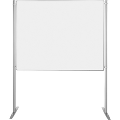 Ultradex Stellwand 747408 150x120cm beids. Whiteboard Stabfuß weiß