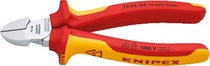 Knipex VDE-Seitenschneider/ 7006160, 160 mm, rot/gelb, VDE isoliert