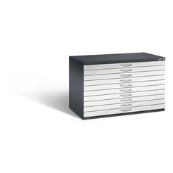 C+P Flachablageschrank Serie 7100_7200, H760xB1100xT765mm