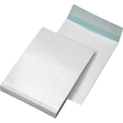 MAILmedia® Versandtasche, mit Falte, 40 mm, ohne Fenster, haftklebend, B4, 140 g/m², fadenverstärkt, weiß/blau (250 Stück)