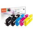 Peach Spar Pack Plus Tintenpatronen kompatibel zu HP No. 655 series