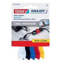 tesa® On & Off 5 x Cable Manager