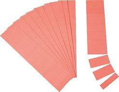 Ultradex Steckkarten für Planrecord /140705, 32 mm x 70 mm, rot, Inh. 90 Stk