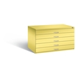 C+P Flachablageschrank Serie 7100_7200, H760xB1350xT960mm