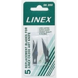 LINEX SK200, Ersatzklingen für Cutter CK200, 5 pro Packung