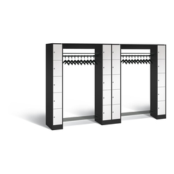 C+P Offene Garderobe Serie 8070, H1950xB2840xT480mm