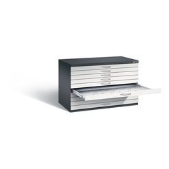 C+P Flachablageschrank Serie 7100_7200, H760xB1100xT765mm