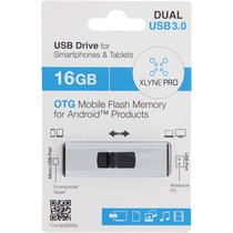 Xlyne DUAL USB 3.0 OTG/7516003 16 GB Retractable 59,5x19x9mm