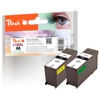 Peach Doppelpack 2 Tintenpatronen schwarz  kompatibel zu Lexmark No. 100XL, 14N1092