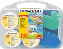 EBERHARD FABER Fingerfarbe Set Pearl