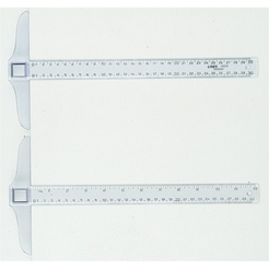 LINEX 330M, Reißschiene zum Skizzieren, 300 mm lang 27 mm breit, glasklar