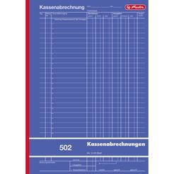 Herlitz Kassenbuch Kassenabrechnungsbuch 502