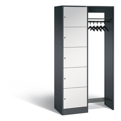 C+P Offene Garderobe Serie 8070, H1950xB960xT480mm