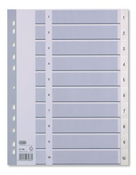 ELBA Register Ziffern, Kunststoff
