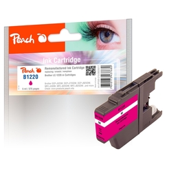 Peach Tintenpatrone magenta kompatibel zu Brother LC-1220M