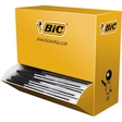 BIC® Kugelschreiber, Cristal®, 0,4 mm, Schaftfarbe: farblos, transparent, Schreibfarbe: schwarz (100 Stück)
