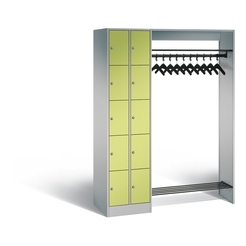 C+P Offene Garderobe Serie 8070, H1950xB1410xT480mm