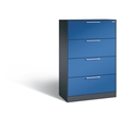 C+P Karteischrank Asisto, H1310xB800xT435mm C+P Karteischrank Asisto, H1310xB800xT435mm
