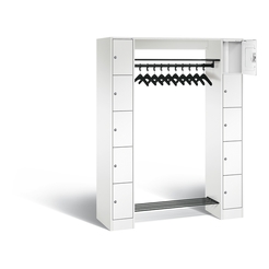 C+P Offene Garderobe Serie 8070, H1950xB1430xT480mm