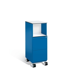 C+P Rollcontainer in Stehhöhe Asisto, H1150xB430xT600mm