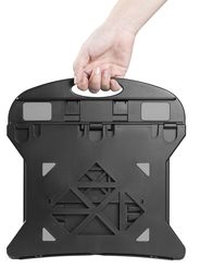 ACROPAQ ALR003 - Foldable Plastic Laptop Riser Black