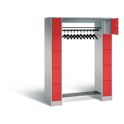 C+P Offene Garderobe Serie 8070, H1950xB1430xT480mm