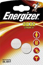 Energizer® Knopfzellen/ 637986, Ø20 x H3,2 mm CR2032 Inh. 2