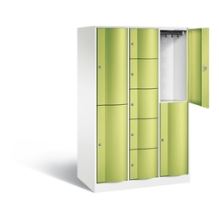 C+P Kombi-Schließfachschrank Resisto, H1950xB1148xT640mm