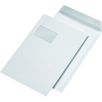 Elepa - rössler kuvert SECURITEX® Versandtasche C4, mit Fenster, 130 g/qm, haftk