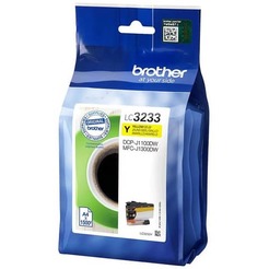 Inkjetpatrone yellow BROTHER LC3233Y
