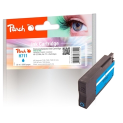 Peach Tintenpatrone cyan kompatibel zu  HP No. 711, CZ130AE