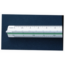 LINEX 318, Dreikantmaßstab, Teilung 1:15:20:25:50:75:100