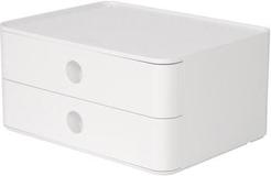 Han SMART-BOX ALLISON, Schubladenbox stapelbar mit 2 Schubladen, schneeweiß