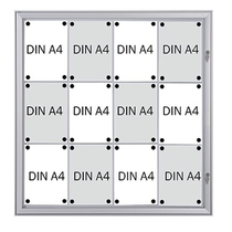Franken Schaukasten Security - Feuerfest für 12x A4