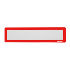Ultradex Infotaschen für Überschriften/510105 A4 quer/ A3 hoch magnetisch rot