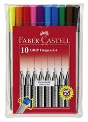 Faber-Castell 10er Etui Finepen GRIP 0,4