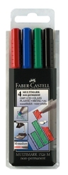 Faber-Castell 4er Etui MULTIMARK non-permanent M